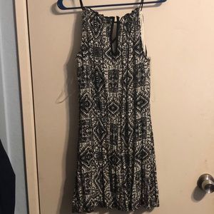 Black and white speechless dress